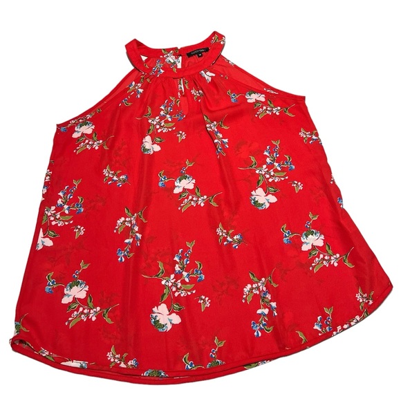 PaperMoon - Womens Floral Strapless Summer Top Sz. MD - Picture 4 of 11